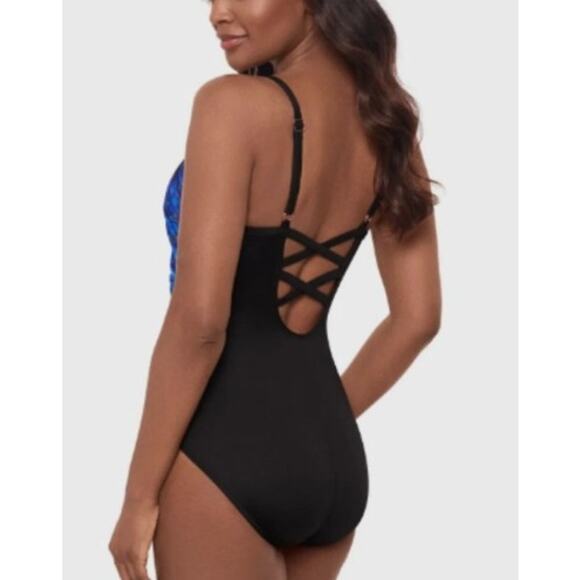 Miraclesuit Women's Temptress‎ One Piece Swimsuit Paka Mayan Size 16 Shaping - Picture 2 of 11